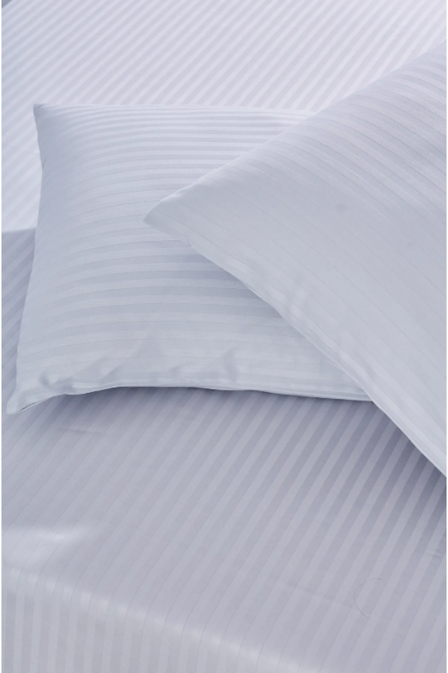 82 Tel Çizgili Pamuk Saten Yastık Kılıfı 2'Li