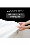 Pamuk Kapitone Sıvı Geçirmez Fitted Yatak Alezi